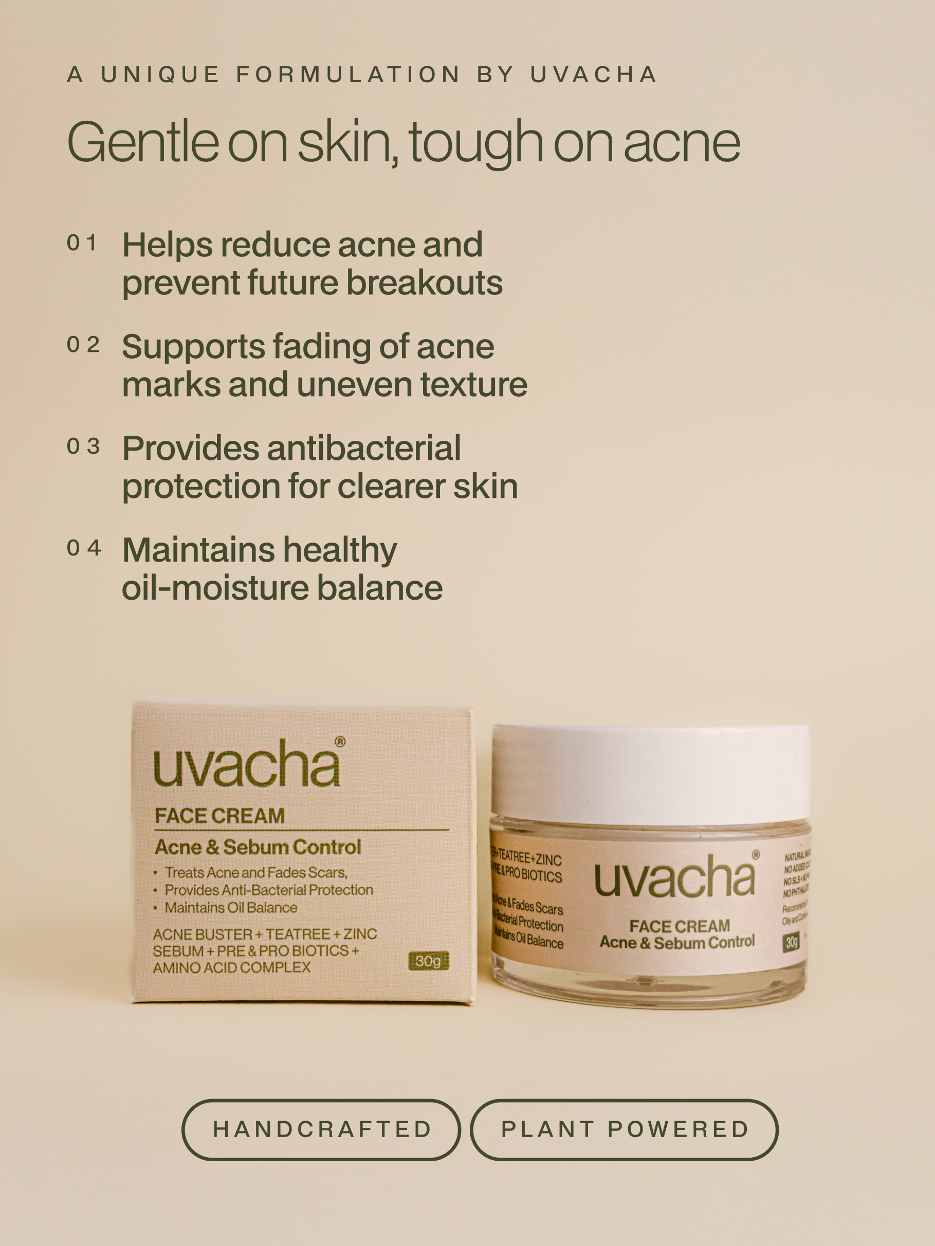 Acne and Sebum Control Face Cream