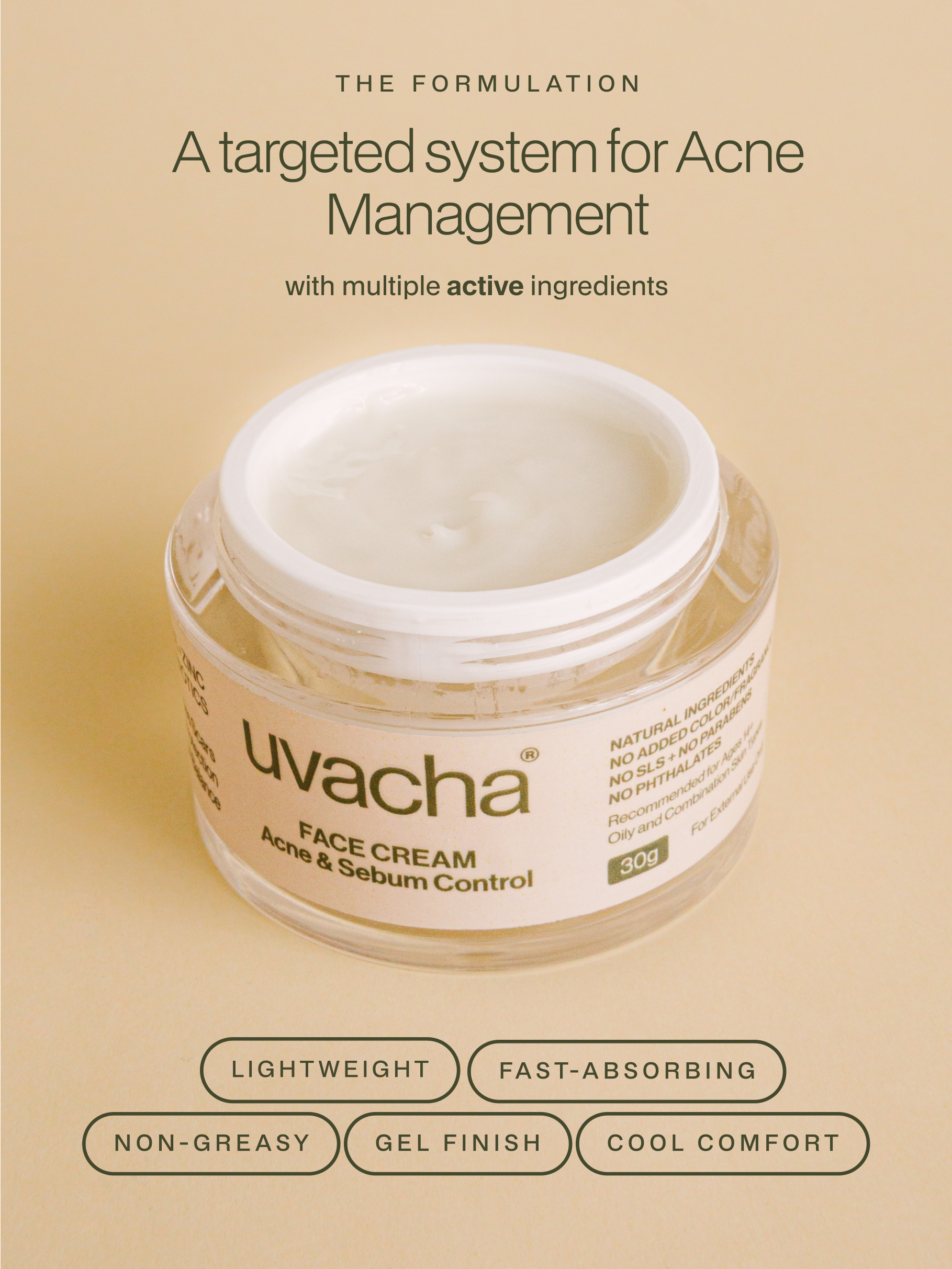 Acne and Sebum Control Face Cream