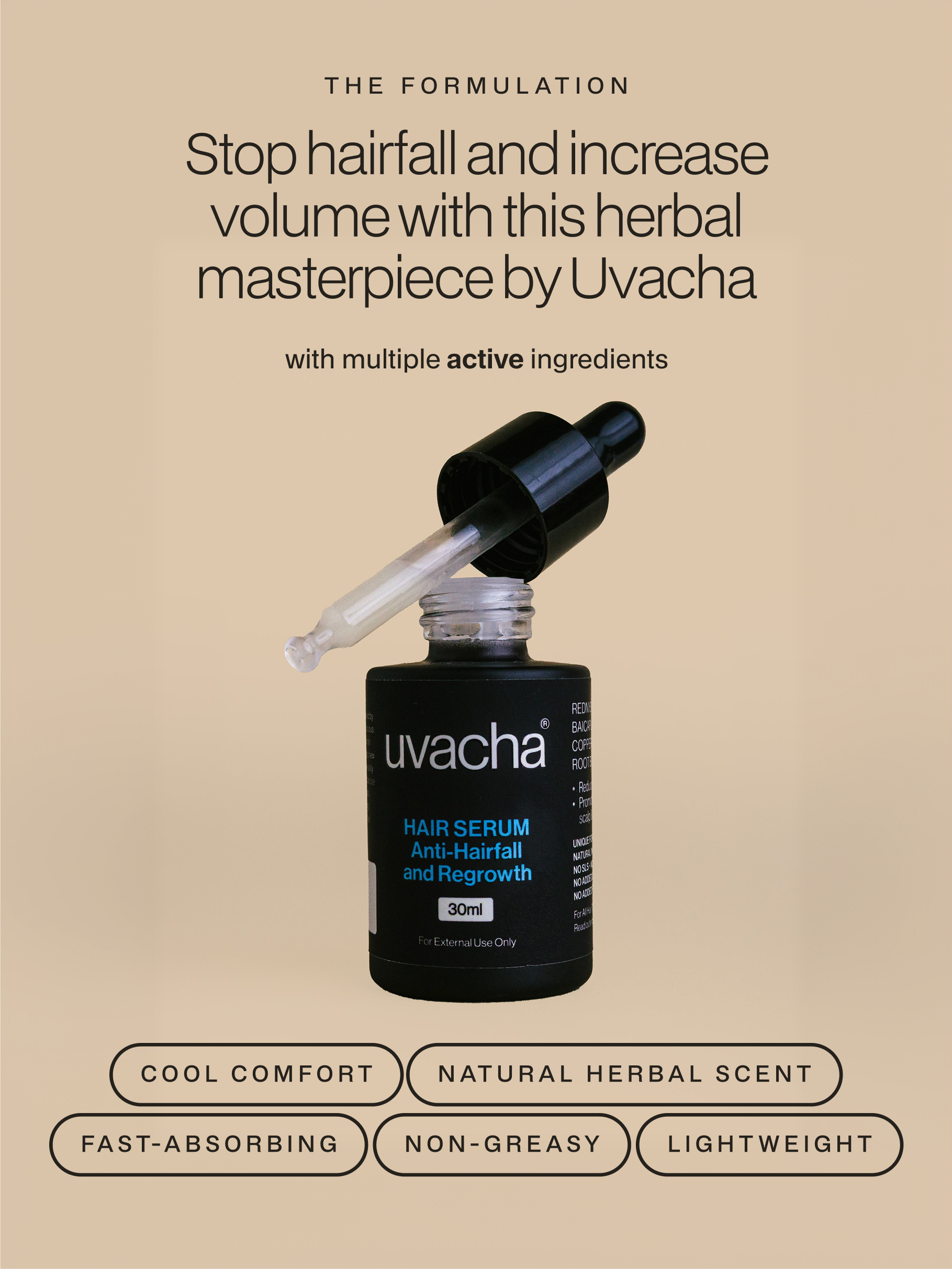 Anti-Hairfall and Regrowth Hair Serum