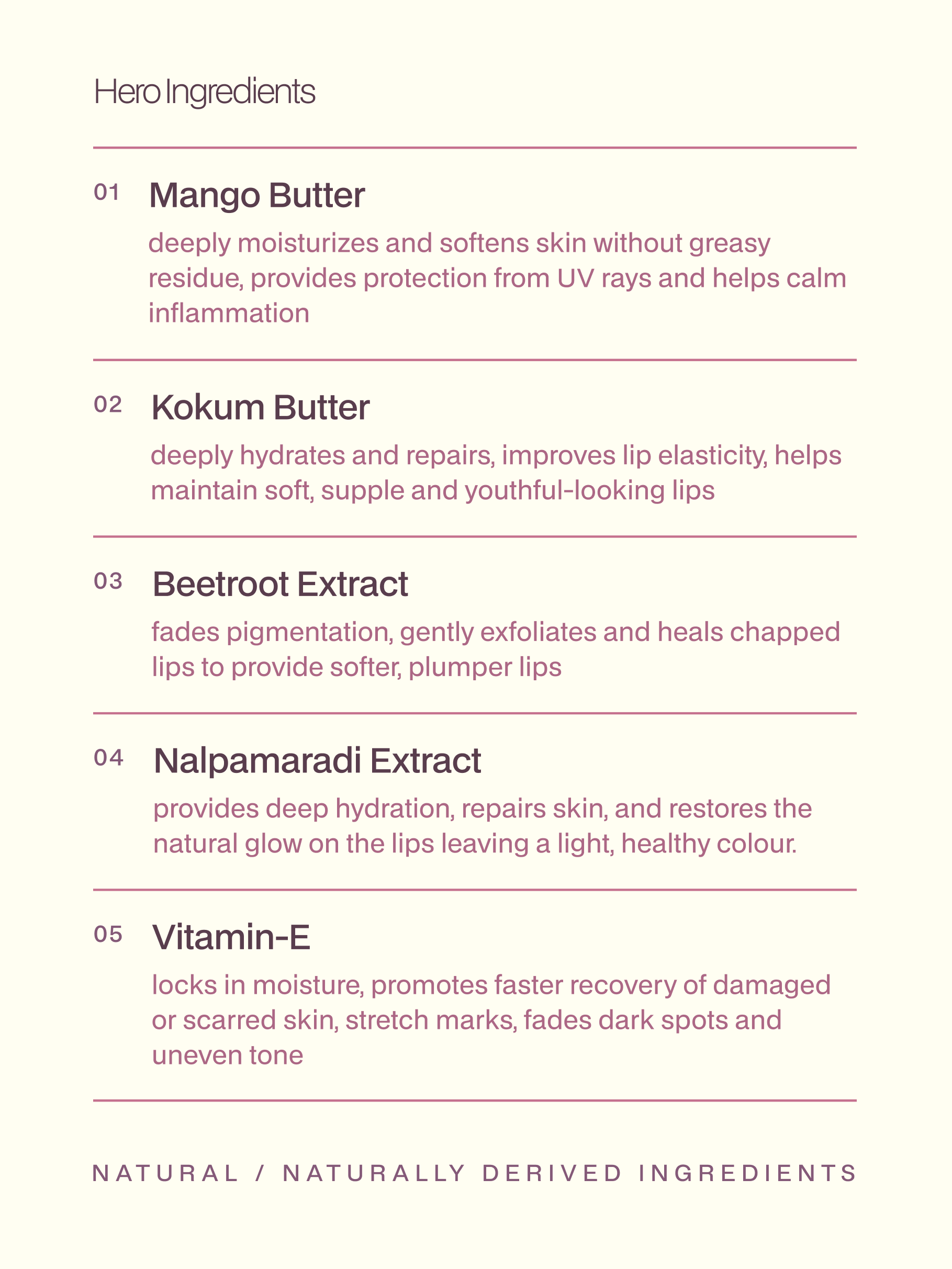 LIP BALM - Beetroot