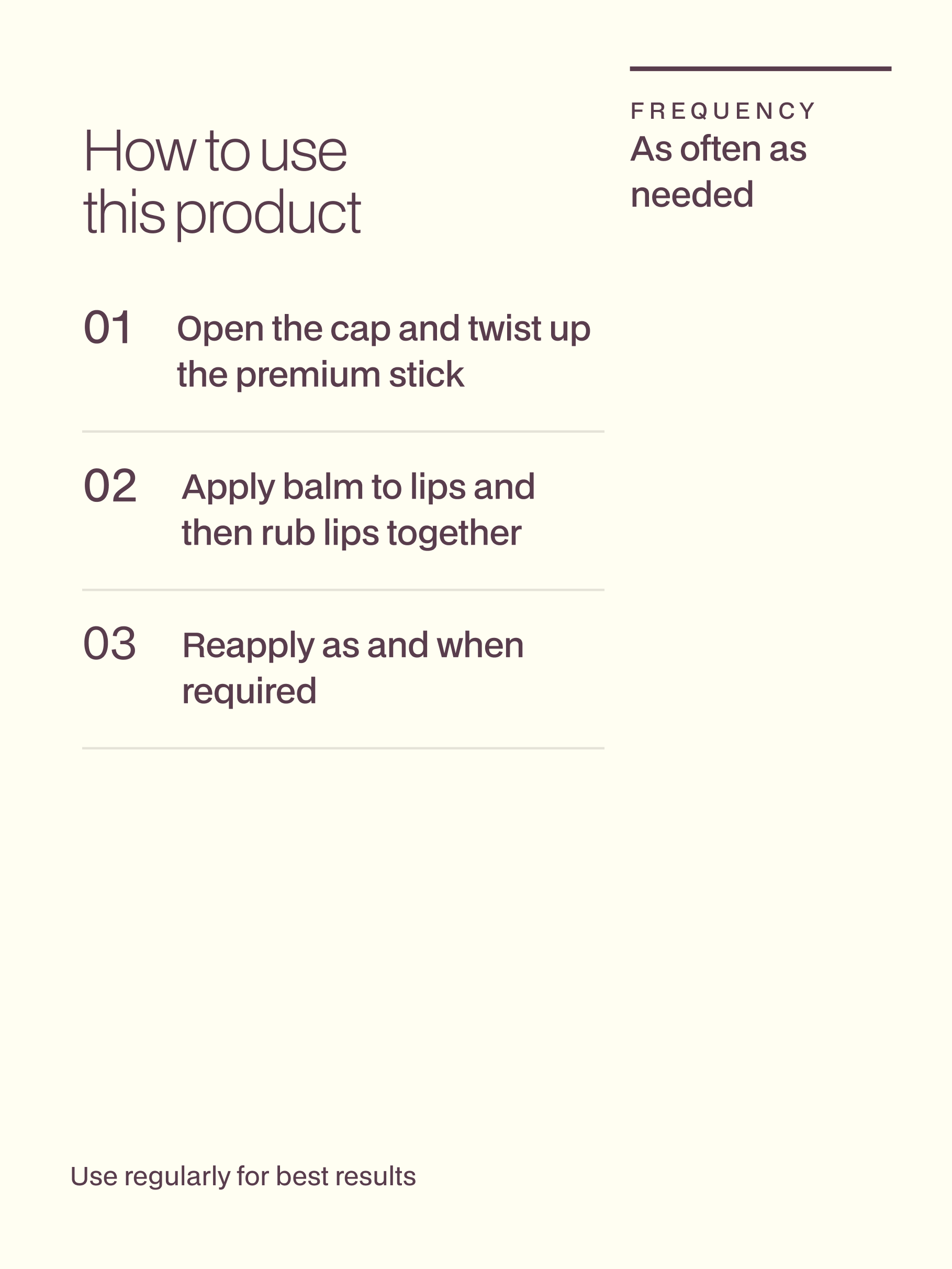 LIP BALM - Beetroot