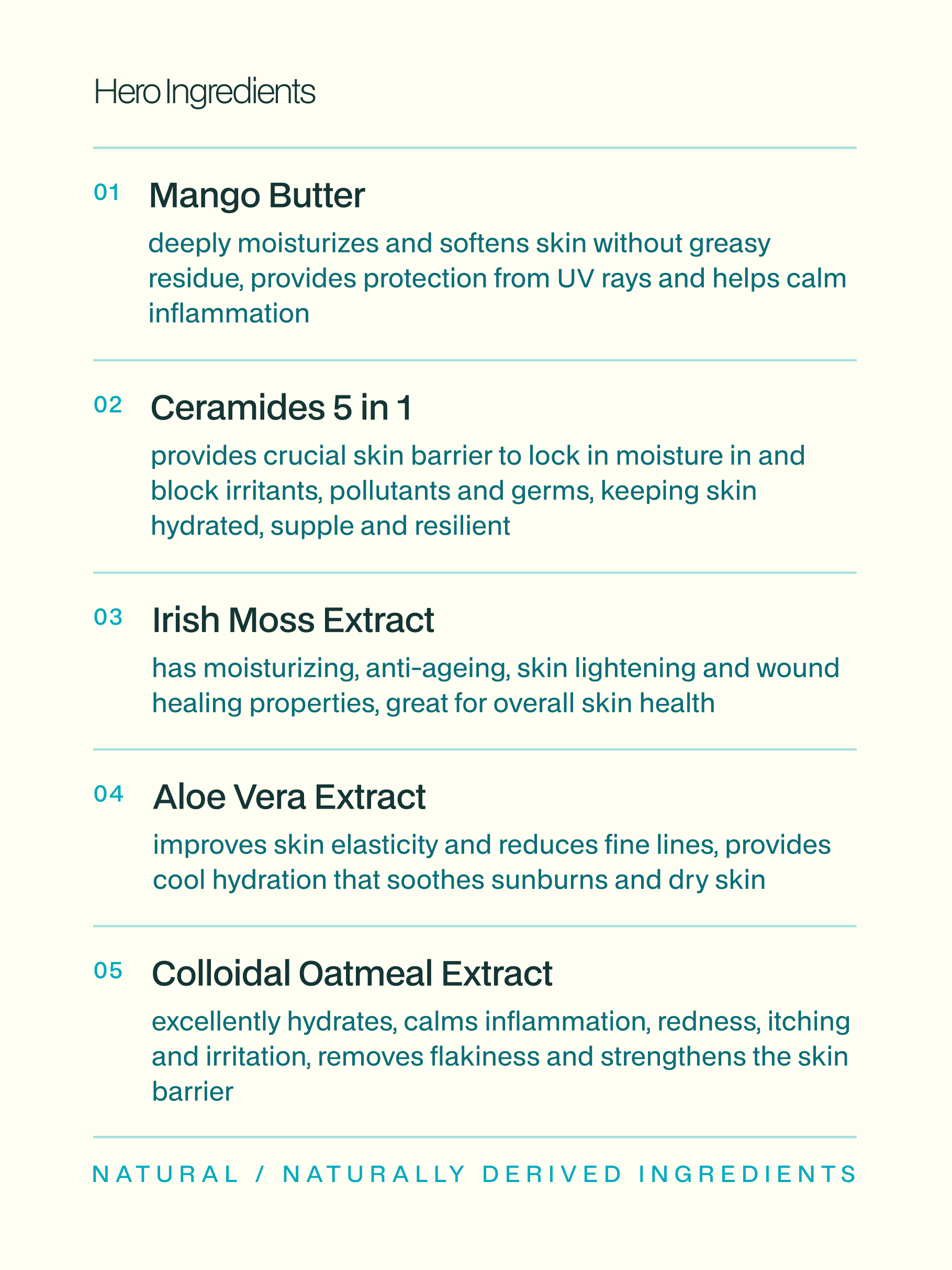 CREAMY BODY BUTTER - Moisturizing