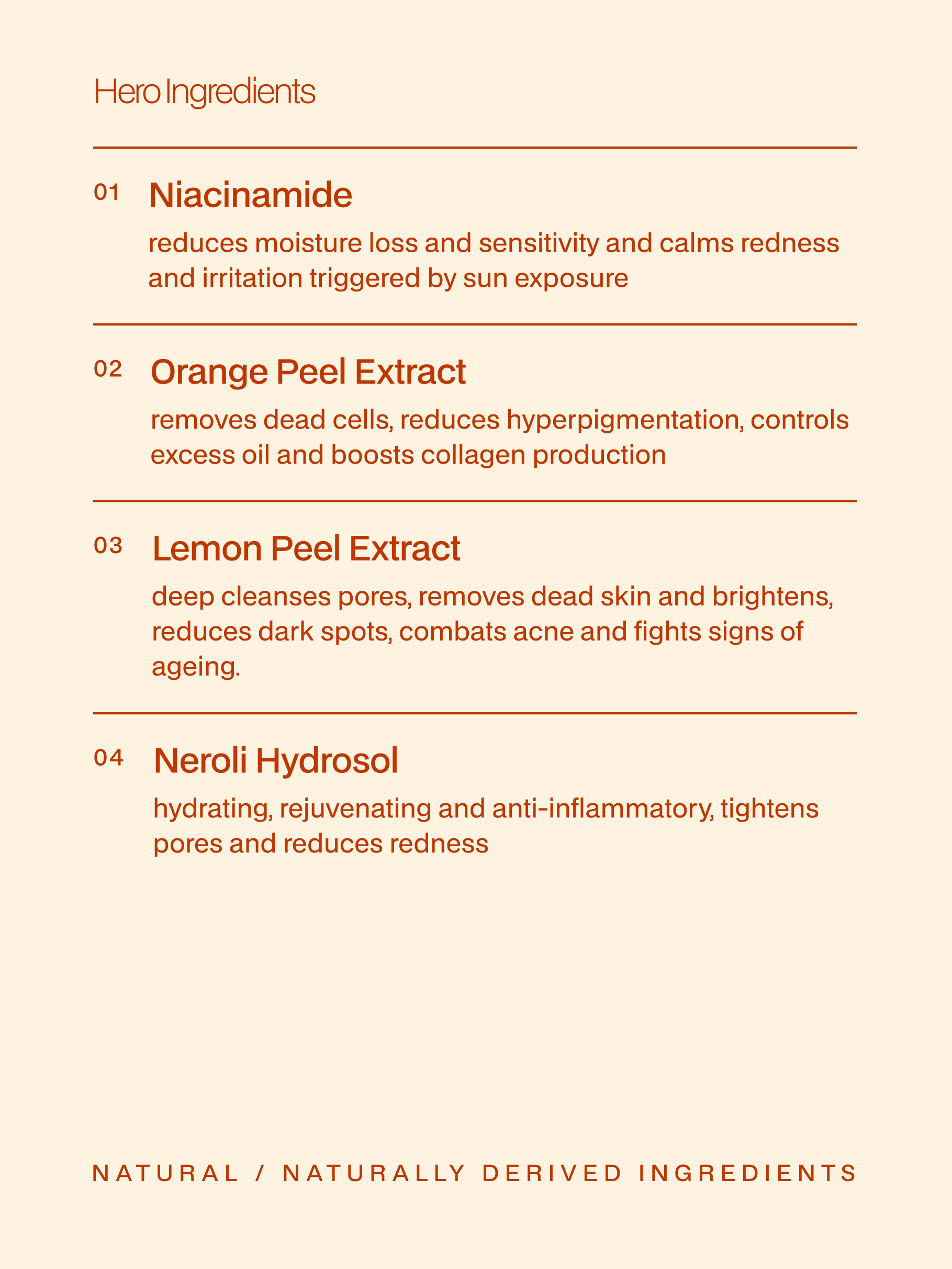 Orange Face Toner