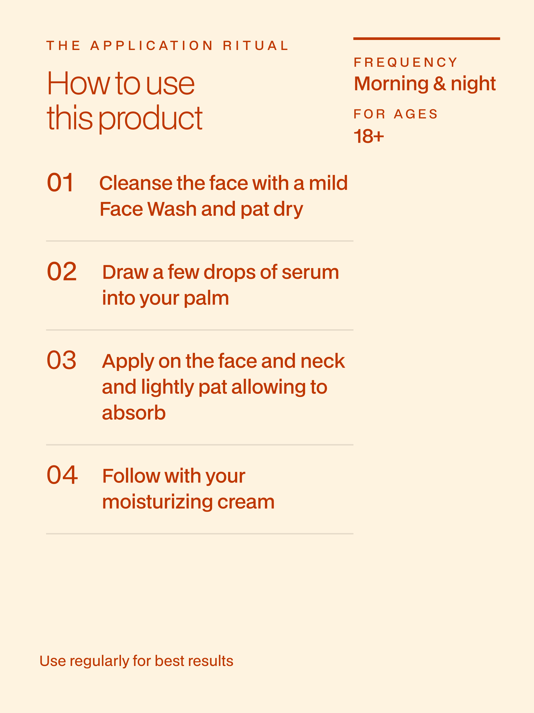 Radiance and Glow Face Serum
