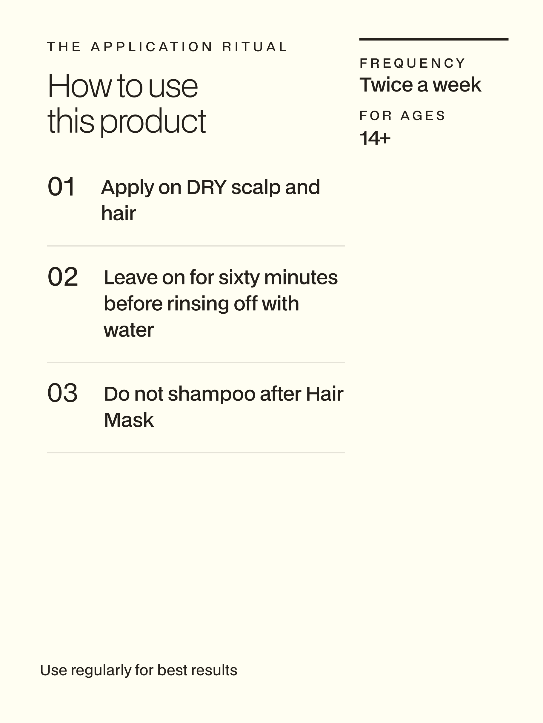 Repair and Shine Hair Mask