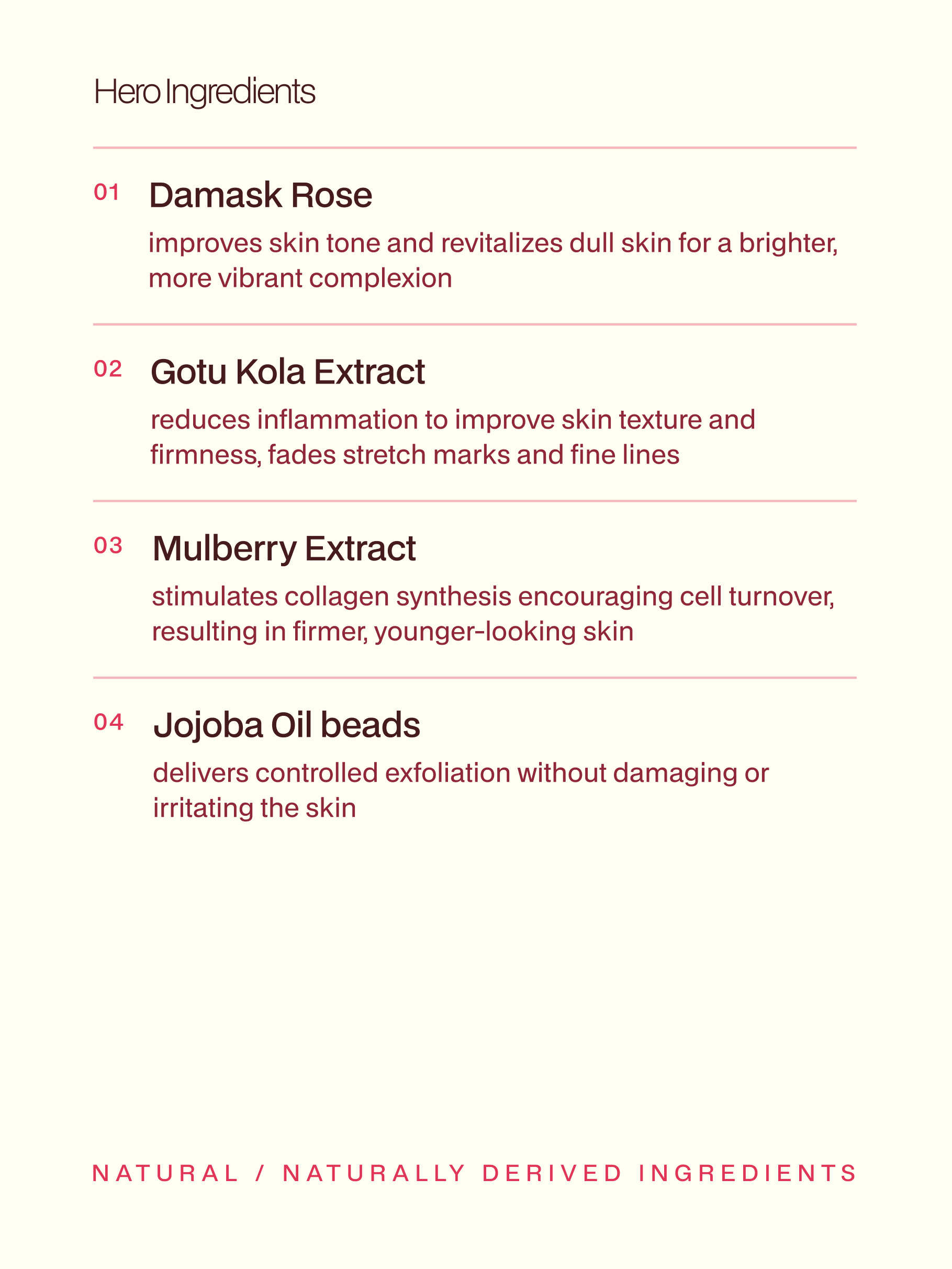 Rose Face Wash with dissolving Jojoba Oil Beads