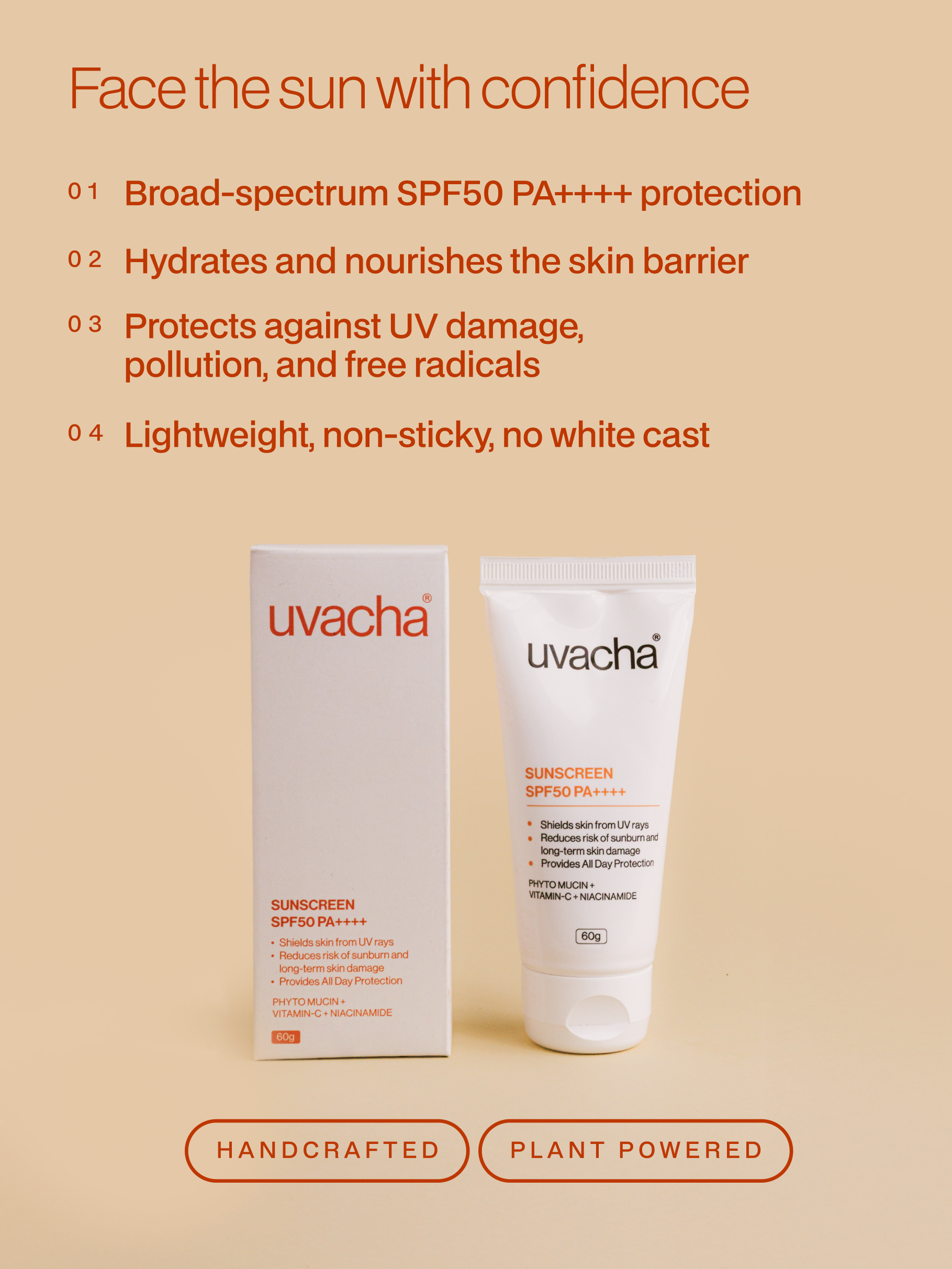 Sunscreen – SPF50 PA++++ Cream