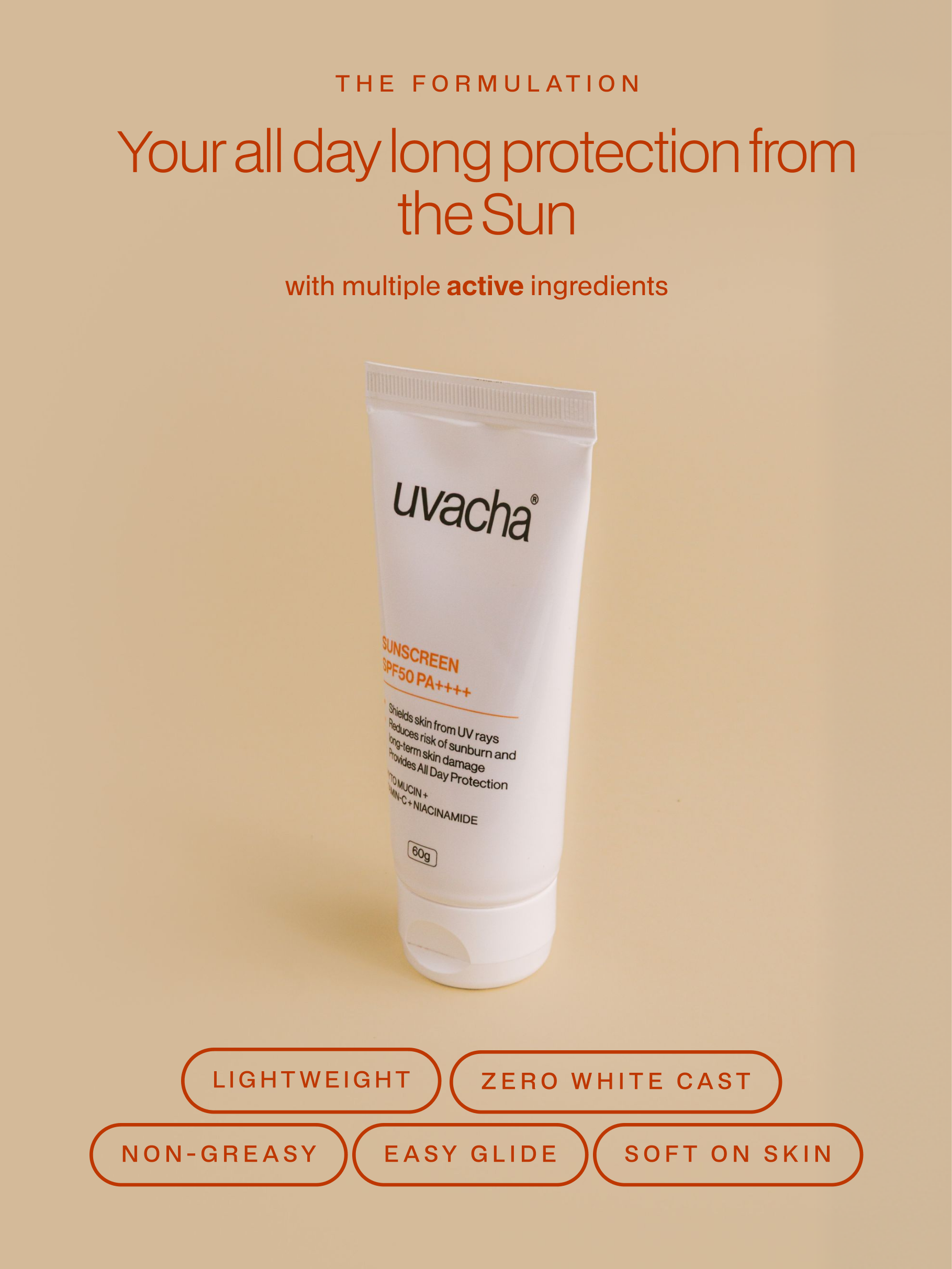 Sunscreen – SPF50 PA++++ Cream