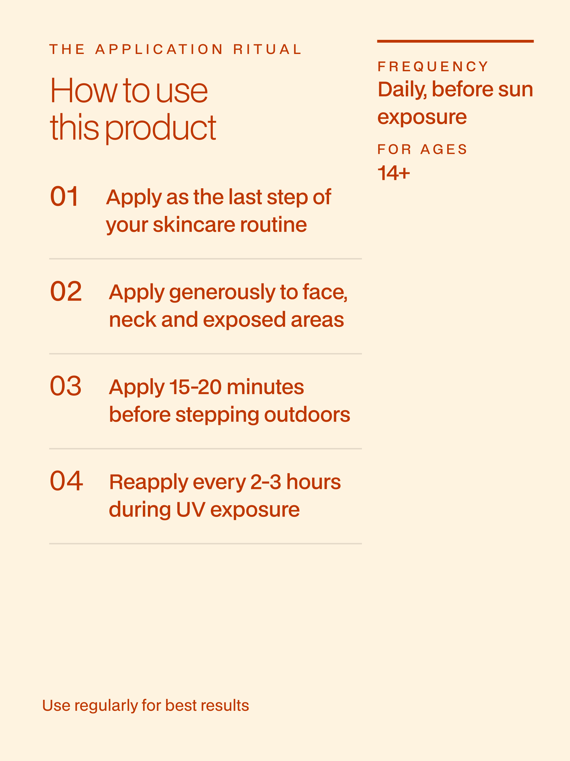 Sunscreen – SPF50 PA++++ Cream